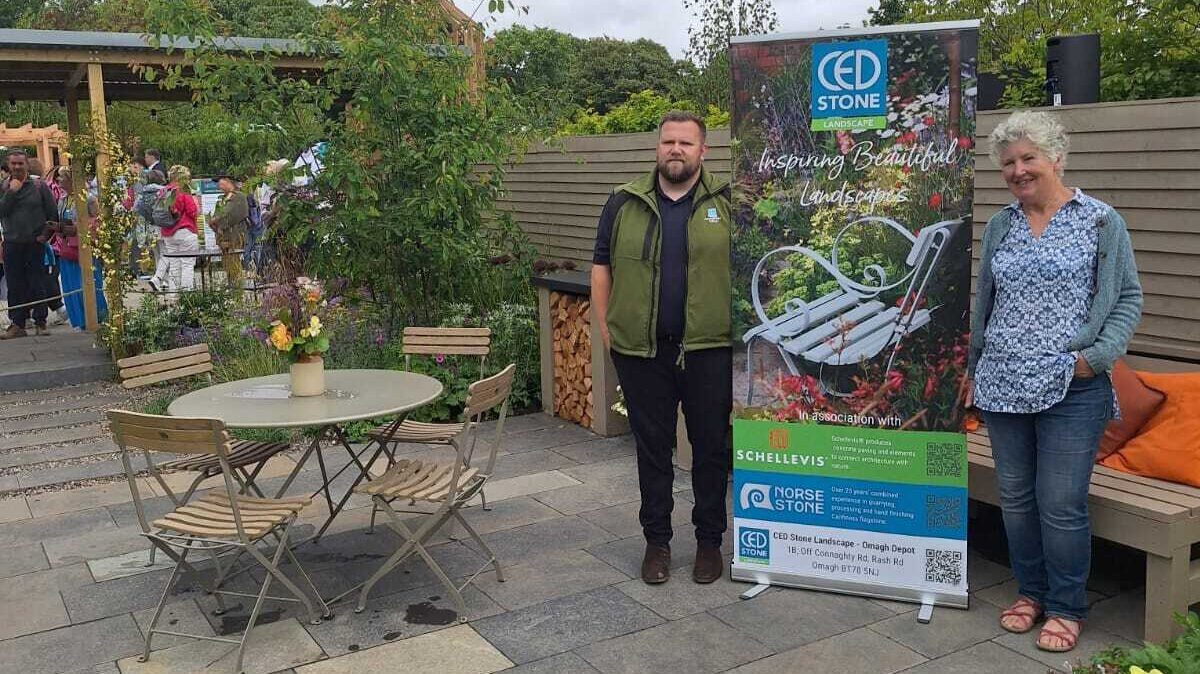 Inspiring Beautiful Show Gardens: Patricia Tyrell showcases Caithness Paving at Bord Bia Bloom