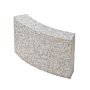 Radius Kerb - Silver Grey Granite