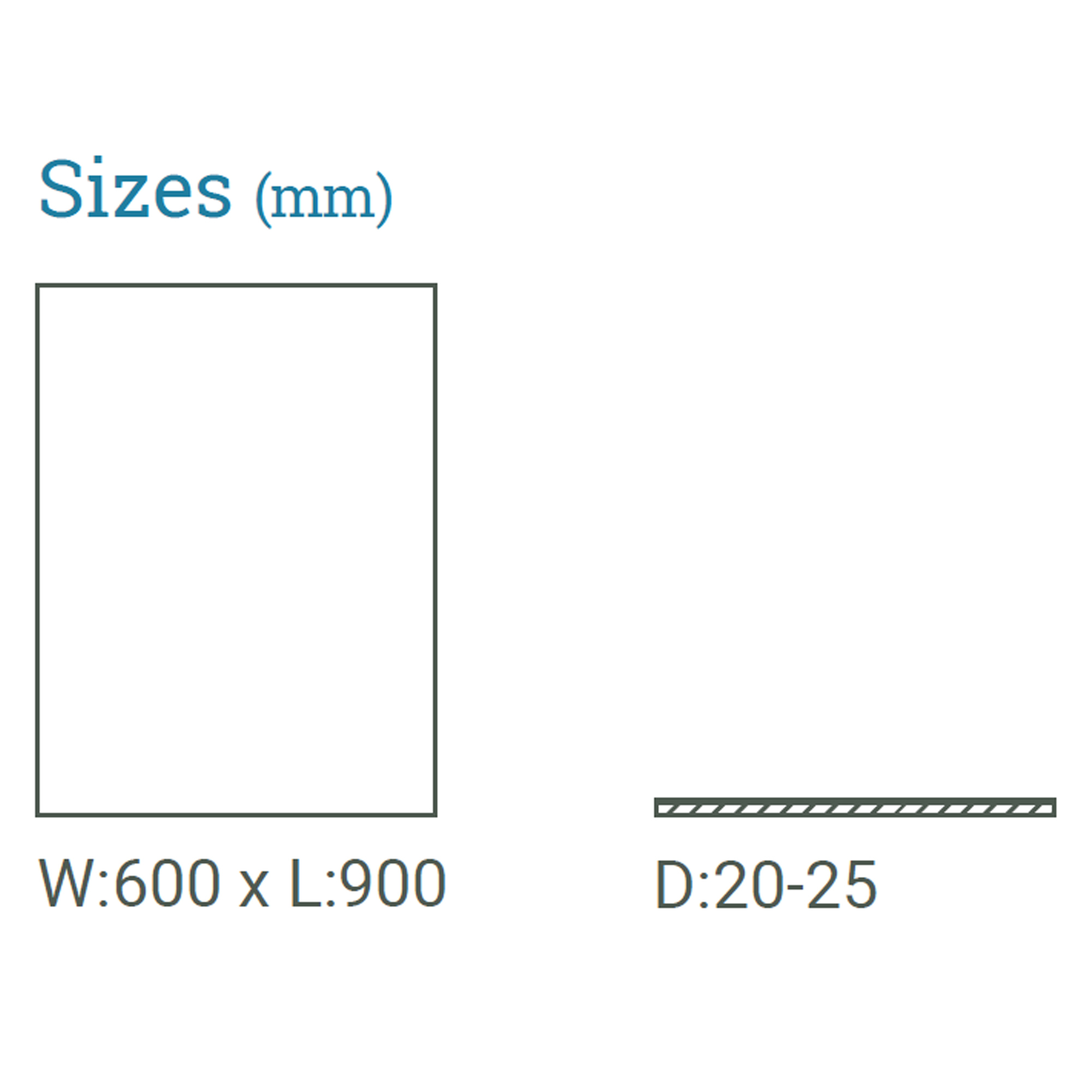 Black Slate Paving sizes available