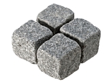 Cropped Setts - Medium Grey Granite