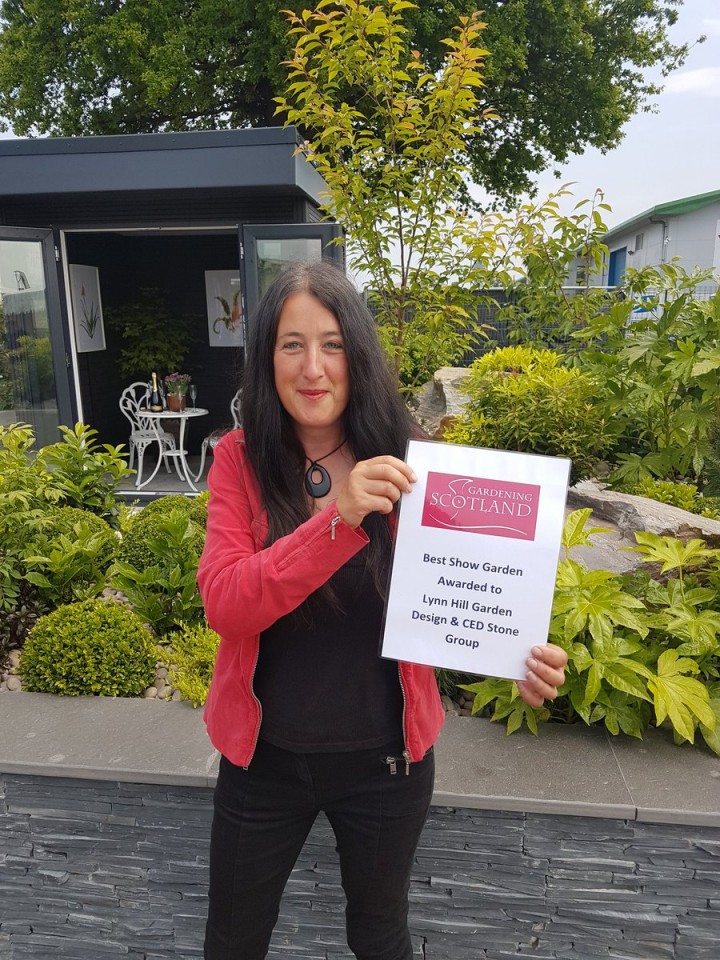 Lynn Hill - Winner of the Best New Show Garden Award