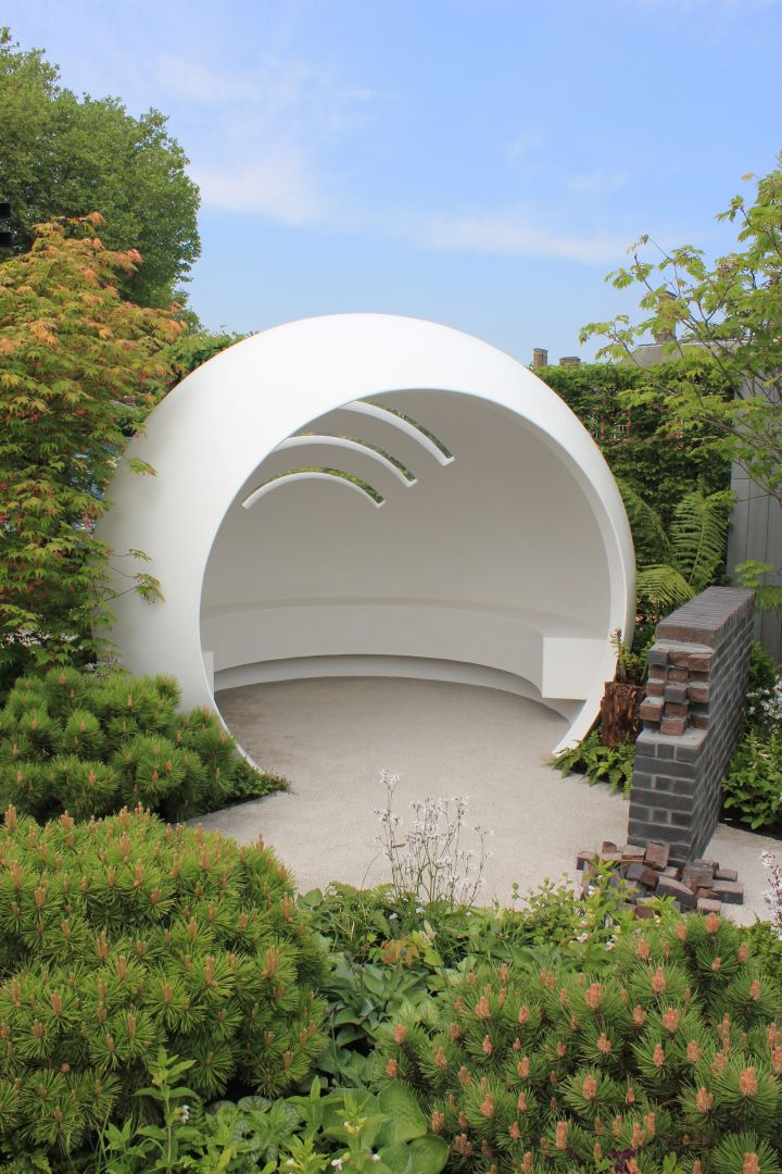 The 'pod' represents a clinic and a cocoon of safety from the outside world…