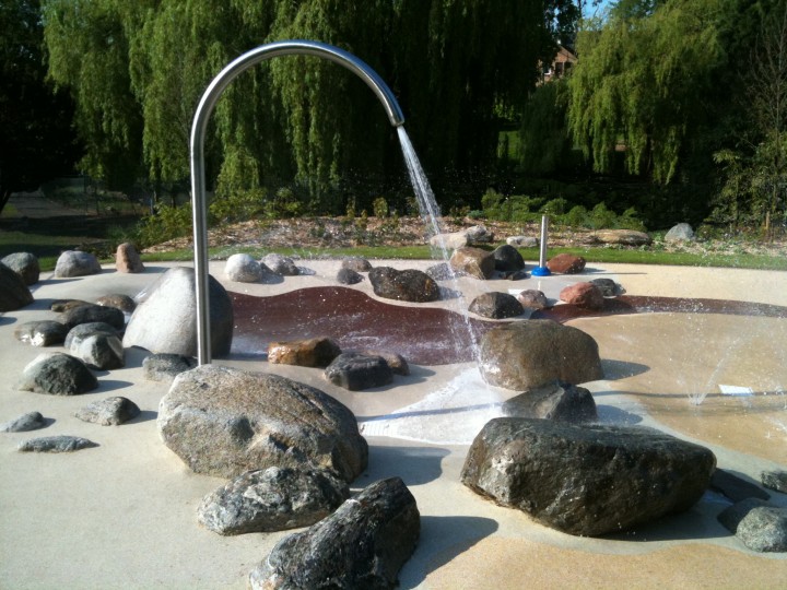 Our Mixed Galacial Boulders used in a public water feature…