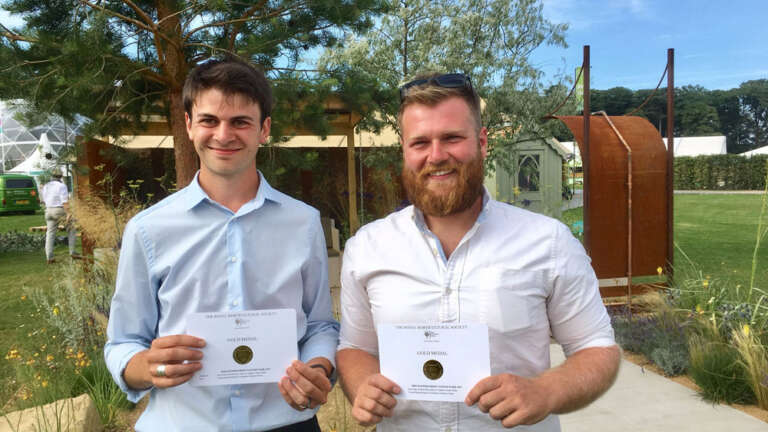 CED Stones Beside The Seaside: Supporting RHS Tatton Park Gold Winners Elliott Hood and Ben Poulter