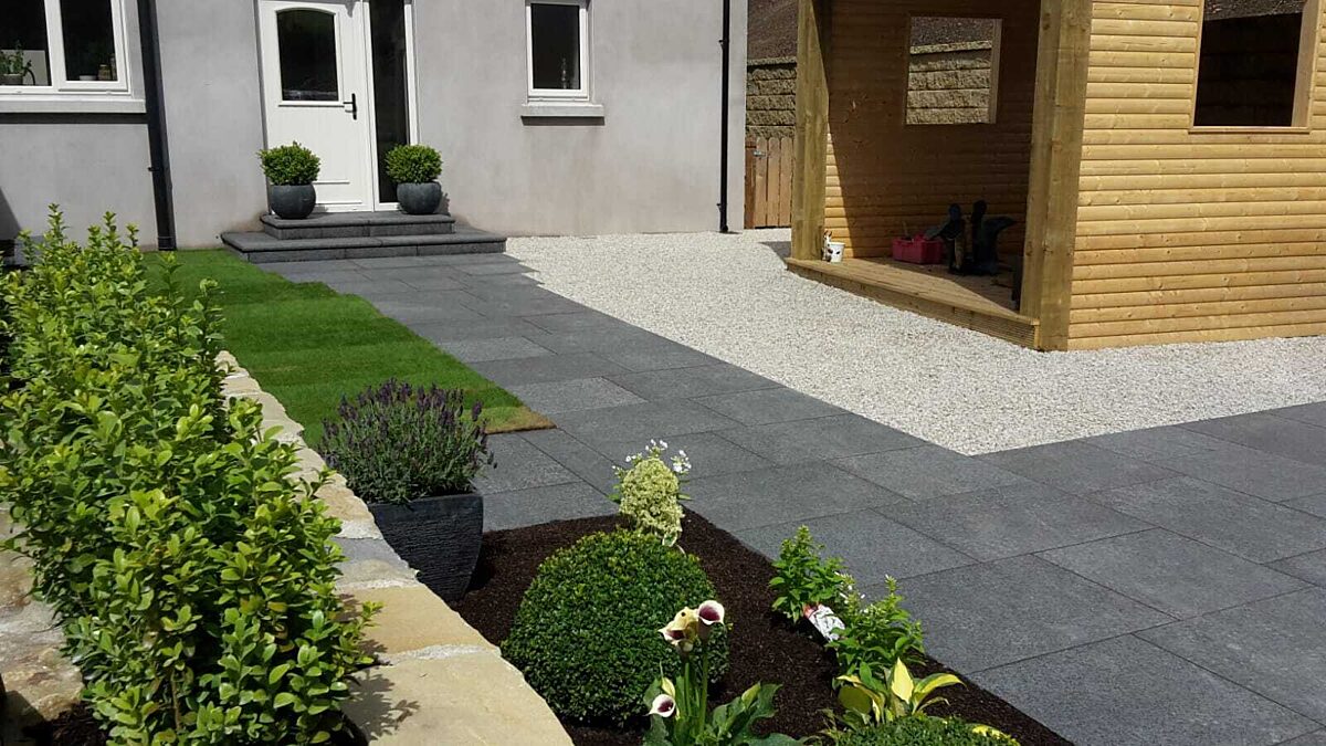 Black Basalt Paving, Steps and Coping | CED Stone