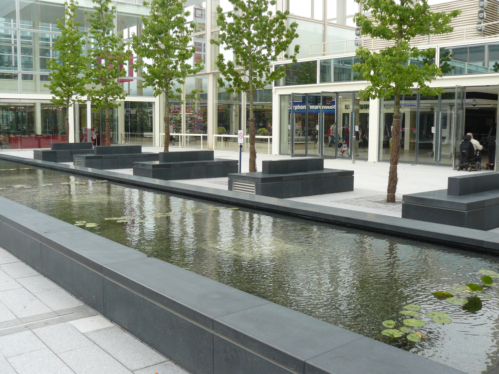 Granite Paving Black Basalt At Queens Court Ced Ltd For All