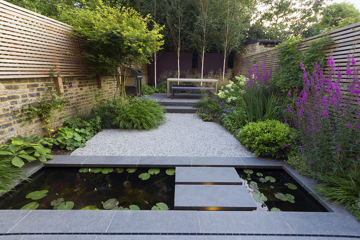 Black Basalt Paving In A Private Garden By John Davies Ced Ltd For All Your Natural Stone