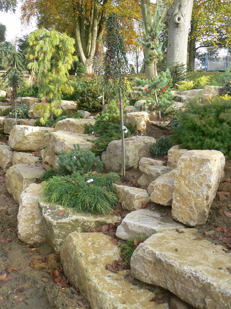 Purbeck Rockery Stone in a private garden CED Ltd for