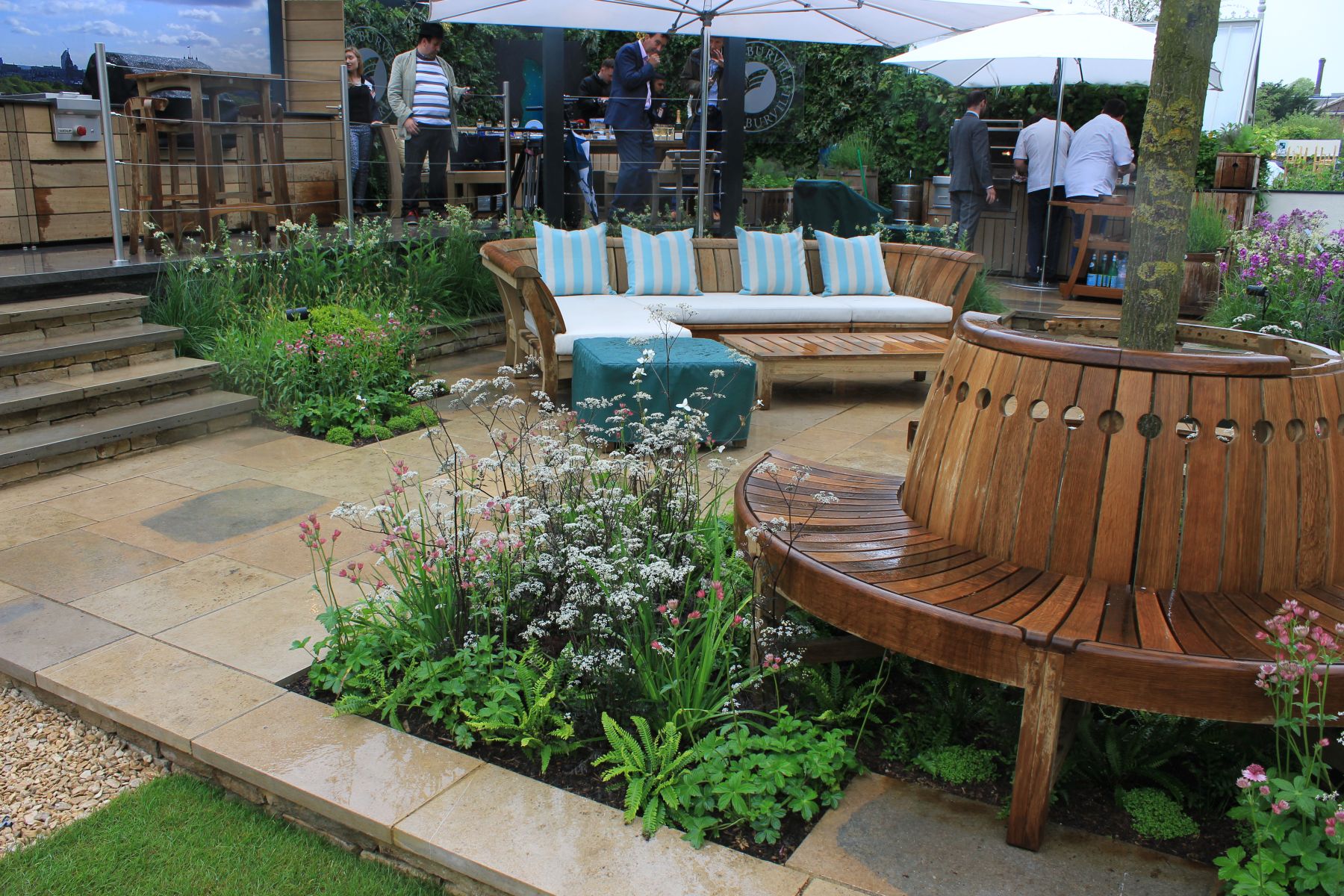 rhs chelsea flower show 2015 - gaze and burvill trade stand | ced